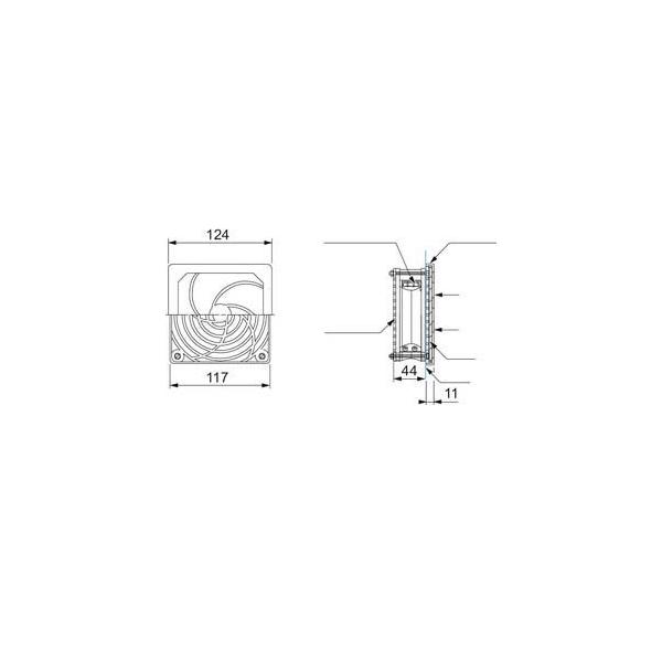 Schneider Electric Filterlüfter IP20 65M3/H NSYCVF65M230PF Schneider Electric Filterlüfter IP20 65M3/H NSYCVF65M230PF von Schneider Electric