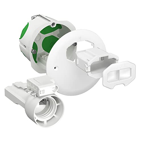 Schneider Electric - Multifix Air DCL, Wandleuchte, mit Deckel, nicht stromlos, Anschluss, E27-Fassung – IMT35027 von Schneider Electric