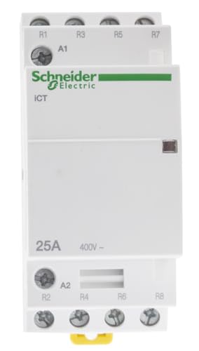 Schneider Electric Installationsschütz ICT 4Ö 25A 220-240VAC 50HZ, A9C20837 von Schneider Electric