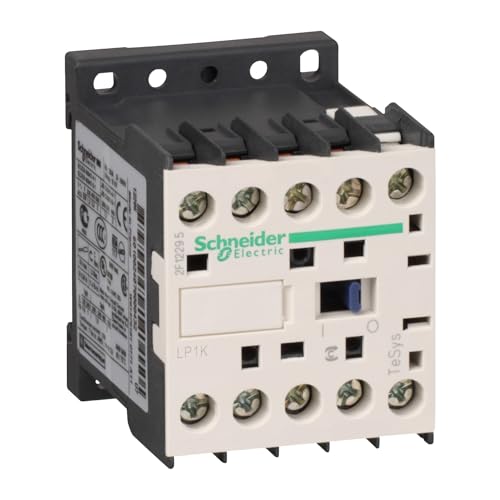 Schneider Electric LP1K0910BD3 Leistungsschütz LP1K 3p, +1S, 4 kW, 9 A, 400 V AC3, Spule 24 V DC von Schneider Electric