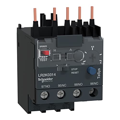 Schneider Electric TeSys Motorschutzrelais, 5,5-8A, 1S+1Ö, Klasse 10A, LR2K0314 von Schneider Electric