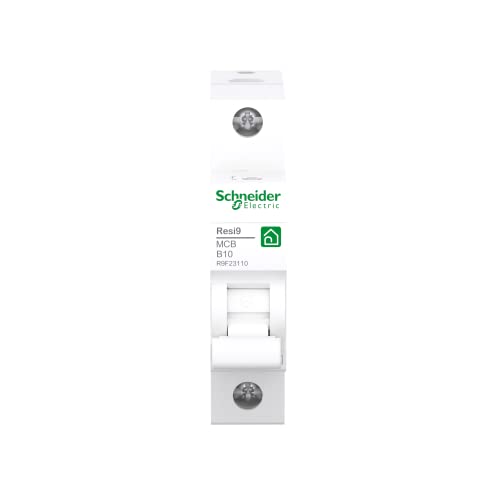 Schneider Electric Leitungsschutzschalter Resi9, 1-polig, 10A, B-Charakterisitik, 6kA, Artikelnummer R9F23110 von Schneider Electric