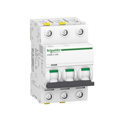 Schneider Electric Leitungsschutzschalter ACTI9 IC60N 3P 25A C Charakteristik, A9F04325 Schneider Electric Leitungsschutzschalter ACTI9 IC60N 3P 25A C Charakteristik, A9F04325 von Schneider Electric