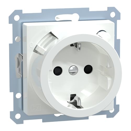 Schneider Electric Merten 233825 FI-SCHUKO-Sicherheitssteckdosen-Einsatz mit Berührungsschutz, Schutzkontaksteckdose, Aktivweiß glänzend, System M Schneider Electric Merten 233825 FI-SCHUKO-Sicherheitssteckdosen-Einsatz mit Berührungsschutz, Schutzkontaksteckdose, Aktivweiß glänzend, System M von Schneider Electric