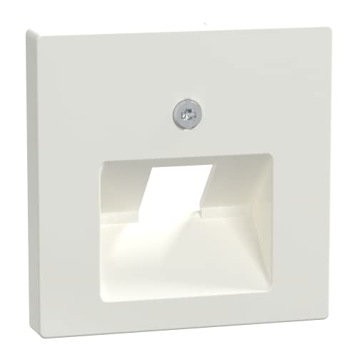 Schneider Electric Merten 296219 Zentralplatte für UAE-Einsatz, 1-fach, Polarweiß glänzend, System M von Schneider Electric