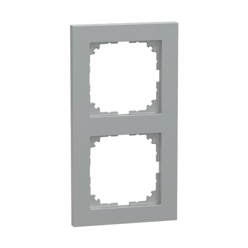 Schneider Electric Merten MEG4020-3660 M-Pure Rahmen 2-fach für Steckosen und Schalter, Aluminium Schneider Electric Merten MEG4020-3660 M-Pure Rahmen 2-fach für Steckosen und Schalter, Aluminium von Schneider Electric