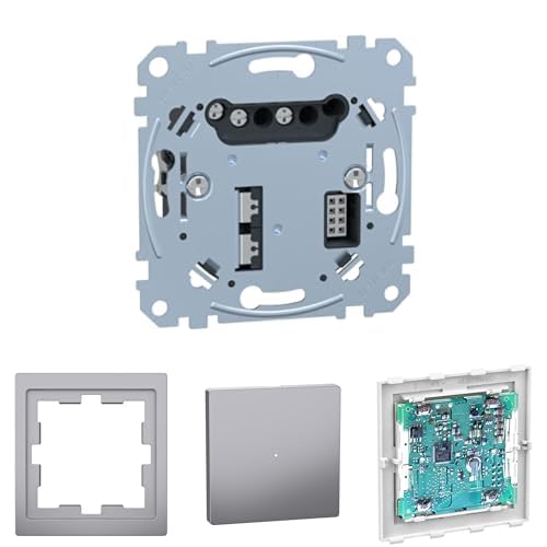 Schneider Electric Merten MEG5171-0000 Universal-Dimmer Unterputz + MEG4010-6536 Rahmen 1-fach + MEG5210-6036 Wippe 1fach Unterputz + MEG5116-6000 Wiser Connected TASTER-MODUL 1-fach, Unterputz Schneider Electric Merten MEG5171-0000 Universal-Dimmer Unterputz + MEG4010-6536 Rahmen 1-fach + MEG5210-6036 Wippe 1fach Unterputz + MEG5116-6000 Wiser Connected TASTER-MODUL 1-fach, Unterputz von Schneider Electric