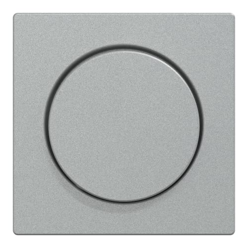 Schneider Electric Merten System M Zentralplatte mit Drehknopf, Drehdimmer, Dredimmereinsatz, Aluminium, MEG5250-0460, 1x Schneider Electric Merten System M Zentralplatte mit Drehknopf, Drehdimmer, Dredimmereinsatz, Aluminium, MEG5250-0460, 1x von Schneider Electric