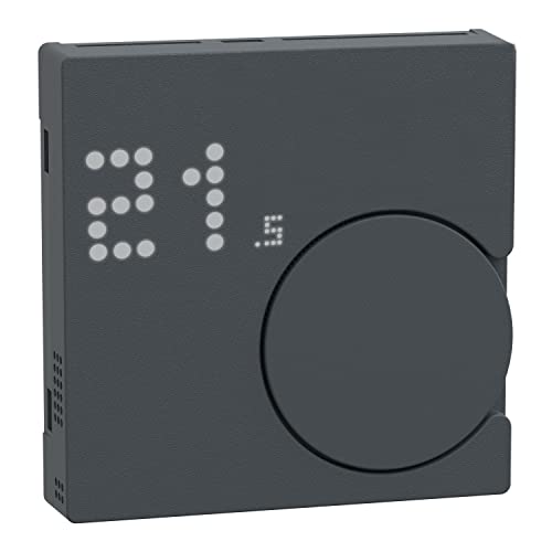 Schneider Electric Merten MEG5779-0414 Smart Home Connected Raumtemperaturregler-MODUL, Unterputz, System M, kompatibel mit Amazon Alexa und Google Home, Anthrazit Schneider Electric Merten MEG5779-0414 Smart Home Connected Raumtemperaturregler-MODUL, Unterputz, System M, kompatibel mit Amazon Alexa und Google Home, Anthrazit von Schneider Electric