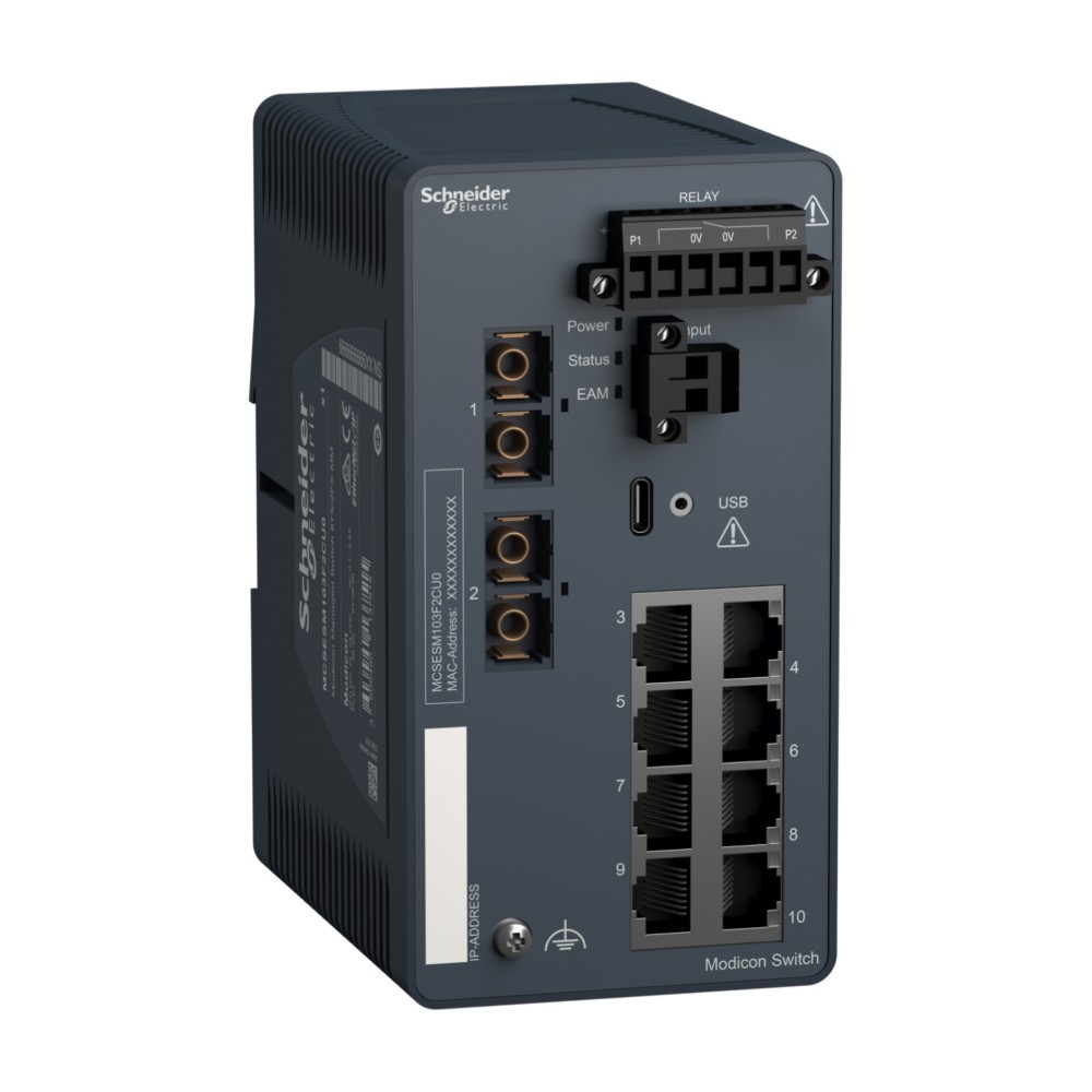 Schneider Electric Modicon Managed Switch MCSESM103F2CU0 Schneider Electric Modicon Managed Switch MCSESM103F2CU0 von Schneider Electric