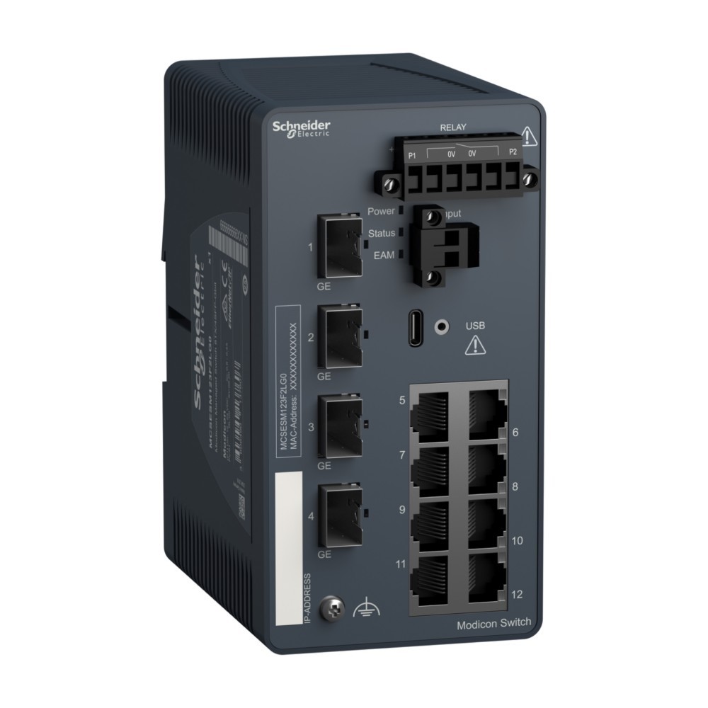 Schneider Electric Modicon Managed Switch MCSESM123F2LG0 Schneider Electric Modicon Managed Switch MCSESM123F2LG0 von Schneider Electric