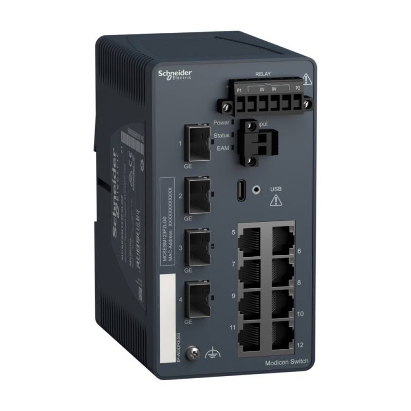 Schneider Electric Modicon Managed Switch MCSESM123F2LG0 von Schneider Electric
