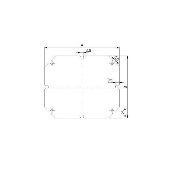 Schneider Electric Montageplatte NSYAMPM2419TB Schneider Electric Montageplatte NSYAMPM2419TB von Schneider Electric