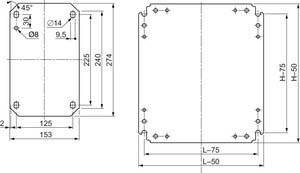 Schneider Electric Montageplatte NSYMM53 Schneider Electric Montageplatte NSYMM53 von Schneider Electric