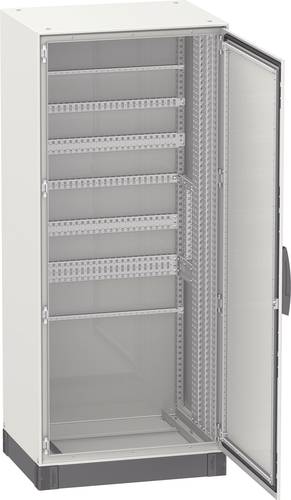 Schneider Electric NSYSM16840 Gehäuse 800 x 1600 x 400 Stahlblech Lichtgrau (RAL 7035) 1St. von Schneider Electric