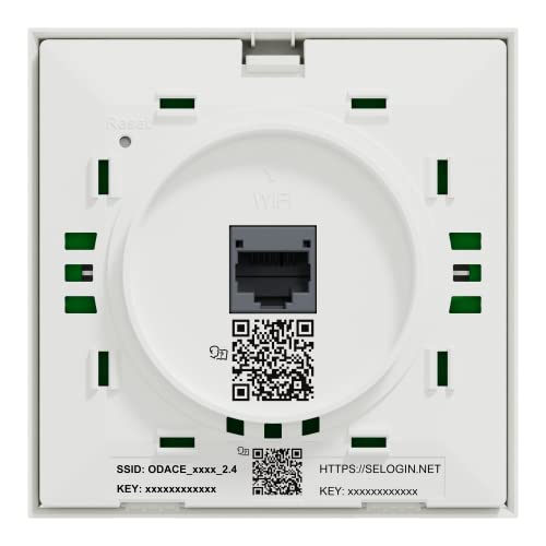 Schneider Electric - Odace Point Access WLAN-Band, POE 8 W, WLAN 4 & 5 AC2, 1 GB RJ45, Weiß – S520491 von Schneider Electric