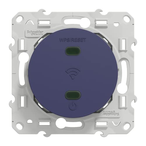 Schneider Electric - Odace – WiFi Repeater – 300 Mbps 2,4 GHz – 2 Mod – Schraubklemme – Kobalt – S550465 von Schneider Electric