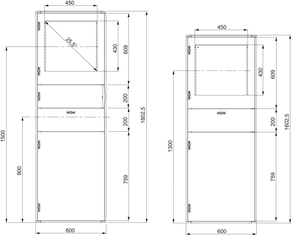 Schneider Electric PC-Schrank SF NSYSF16660PC Schneider Electric PC-Schrank SF NSYSF16660PC von Schneider Electric
