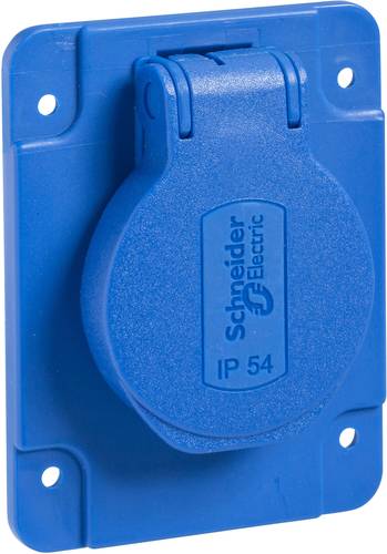 Schneider Electric PKS62B Einbau-Steckdose IP54, IK08 Blau von Schneider Electric