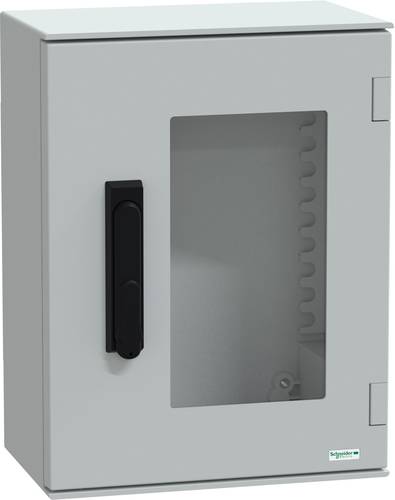 Schneider Electric Polyestergehäuse PLM Wandmontage, ohne MP H430xB330xT200mm IP66, transp. Tür 3- von Schneider Electric