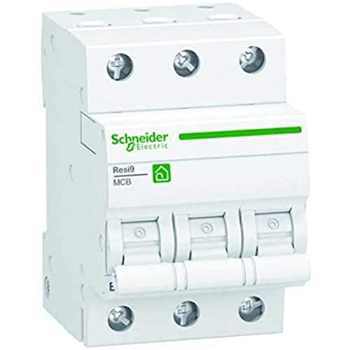 Schneider Electric R9F23332 Leitungsschutzschalter Resi9 3P, 32A, B Charakteristik, 6kA von Schneider Electric