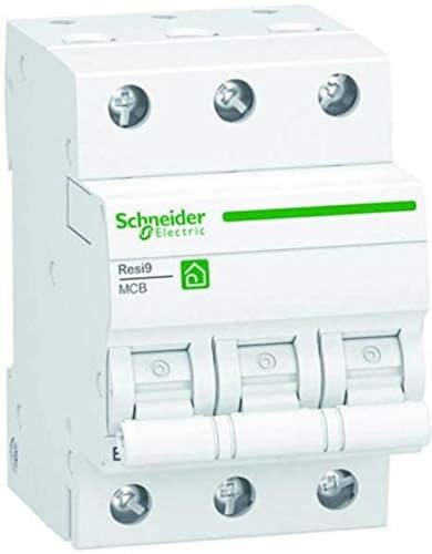 Schneider Electric R9F23340 Leitungsschutzschalter Resi9 3P, 40A, B Charakteristik, 6kA von Schneider Electric