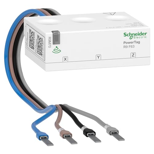 Schneider Electric R9M70 PowerTag Resi9 F63 3P+N Flexkabel, Verbindung mit dem Wiser Hub, Leitungsschutzschalter - Made in Germany Schneider Electric R9M70 PowerTag Resi9 F63 3P+N Flexkabel, Verbindung mit dem Wiser Hub, Leitungsschutzschalter - Made in Germany von Schneider Electric