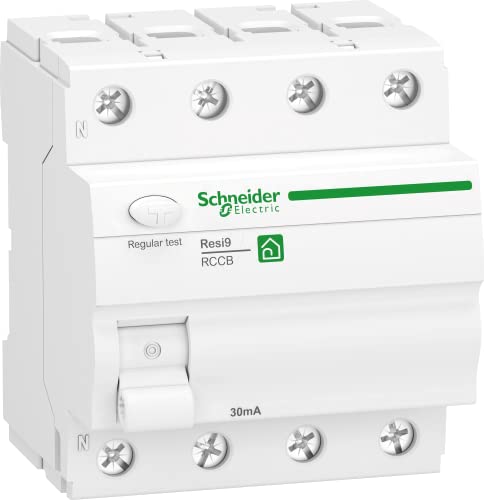 Schneider Electric R9R42440 Fehlerstrom-Schutzschalter Resi9, 4P, 40A, 30mA, Typ F von Schneider Electric