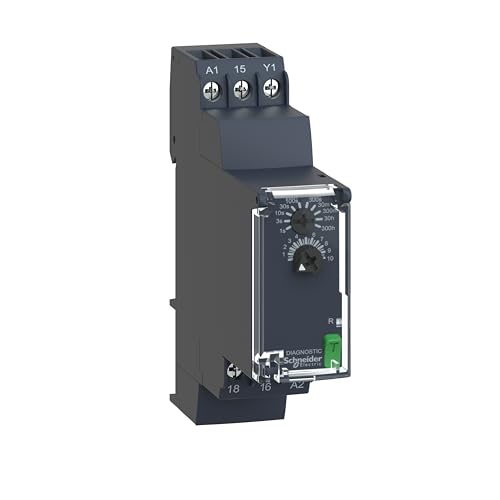 Schneider Electric RE22R1AMR Ansprechverzögerung, Sicherheits und Steuerungsrelais, 0,05 s-300 h, 24-240VAC/DC, 1 W, Dunkelgrau Schneider Electric RE22R1AMR Ansprechverzögerung, Sicherheits und Steuerungsrelais, 0,05 s-300 h, 24-240VAC/DC, 1 W, Dunkelgrau von Schneider Electric