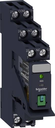 Schneider Electric RXG22BDPV Interfacerelais Nennspannung: 24 V/DC Schaltstrom (max.): 5A 2 Wechsler von Schneider Electric