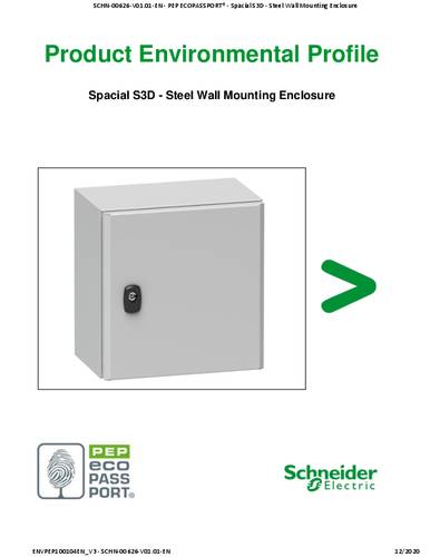 Schneider Electric Rack, Wandmontage, VDM 10HE, 2 Körper, T480 Inhalt: 1St. von Schneider Electric