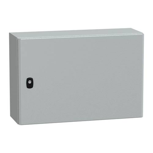 Schneider Electric Spacial S3D Volltür mit Montageplatte H400xB600xT200 IP66 IK10 RAL7035. Inhalt: von Schneider Electric