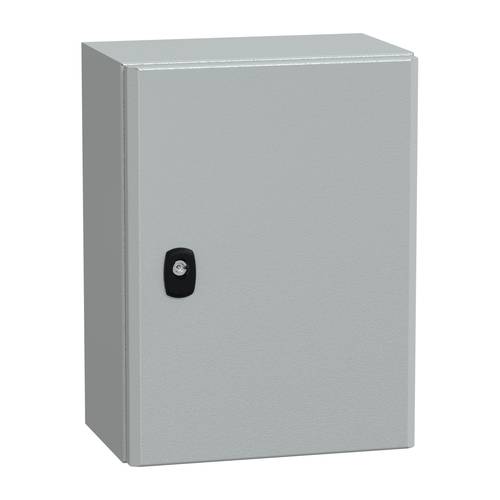 Schneider Electric Spacial S3D Volltür ohne Montageplatte H400xB300xT200 IP66 IK10 RAL7035. Inhalt: von Schneider Electric