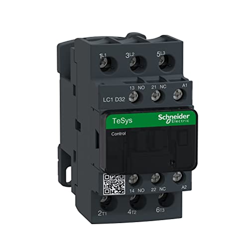 Schneider Electric TeSys D - AC Schütz LC1D32U7, 240 V AC, 50/60 Hz, 3-polig, 3 NO, 32 A, feste und DIN-Schienenmontage Schneider Electric TeSys D - AC Schütz LC1D32U7, 240 V AC, 50/60 Hz, 3-polig, 3 NO, 32 A, feste und DIN-Schienenmontage von Schneider