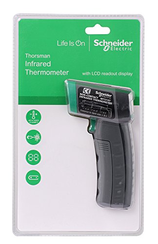 Schneider Electric - Thorsman IR Thermometer für präzise berührungslose Oberflächenmessungen von -20°C bis 520°C mit hintergrundbeleuchtetem LCD-Display, Batterie 9V, IMT23207 Schneider Electric - Thorsman IR Thermometer für präzise berührungslose Oberflächenmessungen von -20°C bis 520°C mit hintergrundbeleuchtetem LCD-Display, Batterie 9V, IMT23207 von Schneider Electric
