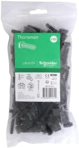 Schneider Electric Thorsman Kabelbinder 100 Stück Schraubsockel für Kabelbinder Sockel 9mm, Farbe Schwarz, Verschiedene Größen Schneider Electric Thorsman Kabelbinder 100 Stück Schraubsockel für Kabelbinder Sockel 9mm, Farbe Schwarz, Verschiedene Größen von Schneider Electric