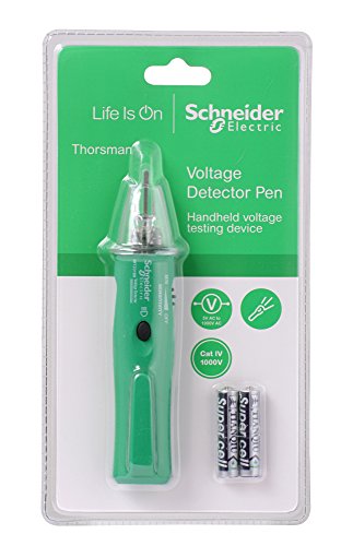 Schneider Electric - Thorsman Kontaktloser Spannungsprüfer, Kategorie 4, 2 Batterie 1,5 V AAA, 1 kV, IMT23209, grün Schneider Electric - Thorsman Kontaktloser Spannungsprüfer, Kategorie 4, 2 Batterie 1,5 V AAA, 1 kV, IMT23209, grün von Schneider Electric