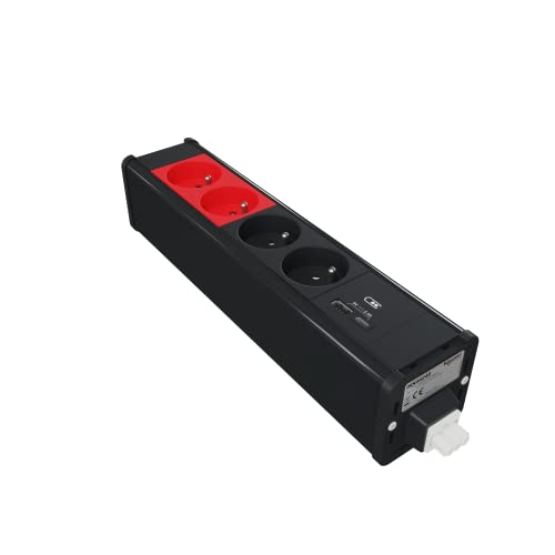 Schneider Electric - Unica System+ - Vorverdrahtetes Zuführgerät M - 2 x 2P + T + 2 x 2P + T rot + USB A+C - anth - INS44249 Schneider Electric - Unica System+ - Vorverdrahtetes Zuführgerät M - 2 x 2P + T + 2 x 2P + T rot + USB A+C - anth - INS44249 von Schneider Electric