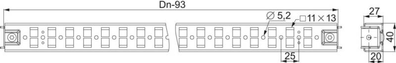 Schneider Electric Universal-Traverse SF/SM NSYSUCR4080 (VE2) von Schneider Electric