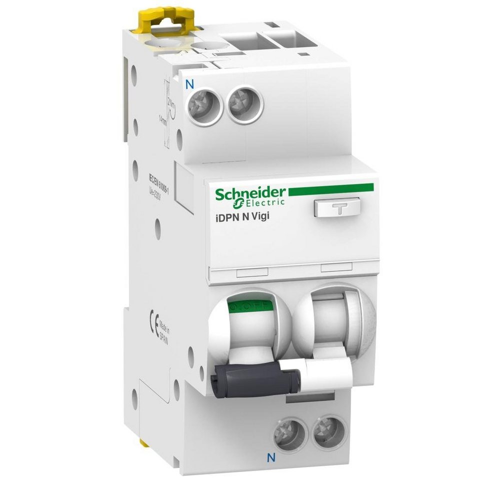Schneider Electric Verteiler Schneider Electric FI/LS-Schalter iDPN N Vigi 1P+N, 10A, B-Char., 30mA Schneider Electric Verteiler Schneider Electric FI/LS-Schalter iDPN N Vigi 1P+N, 10A, B-Char., 30mA von Schneider Electric