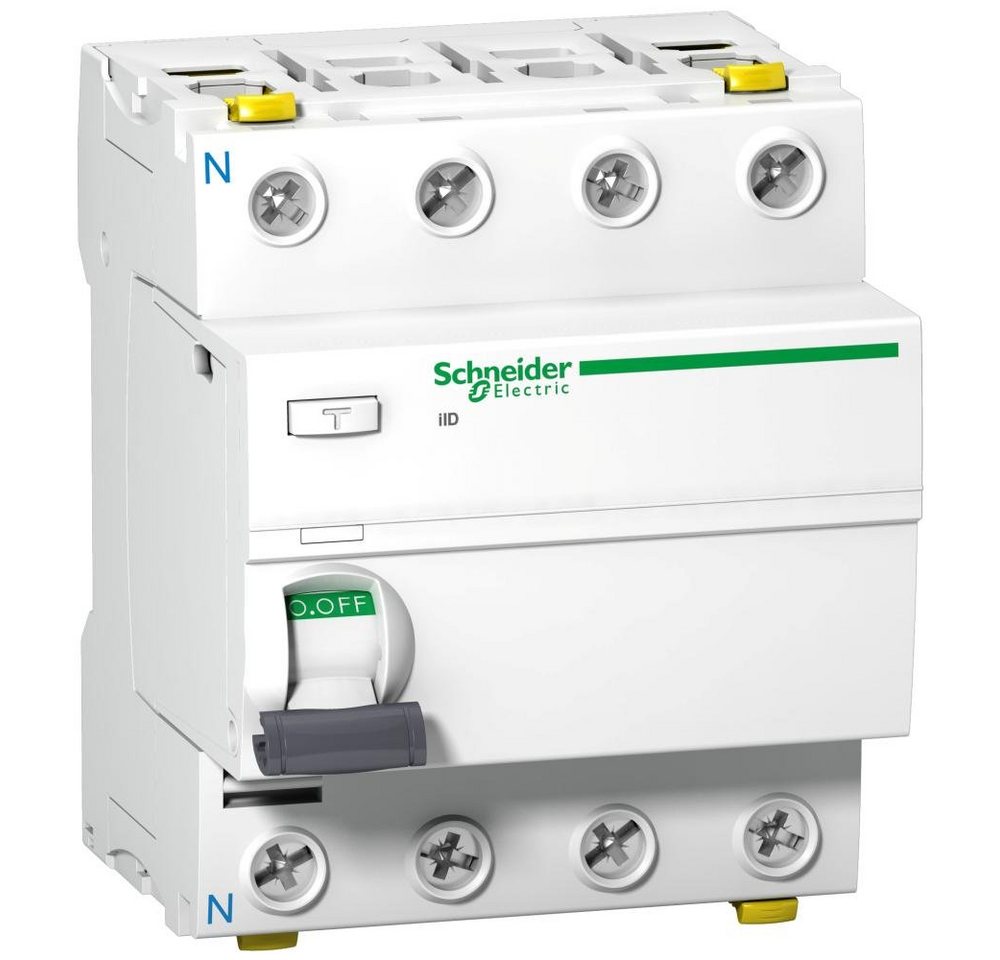 Schneider Electric Verteiler Schneider Electric Fehlerstrom-Schutzschalter iID, 4P, 63A, 30mA, Typ Schneider Electric Verteiler Schneider Electric Fehlerstrom-Schutzschalter iID, 4P, 63A, 30mA, Typ von Schneider Electric