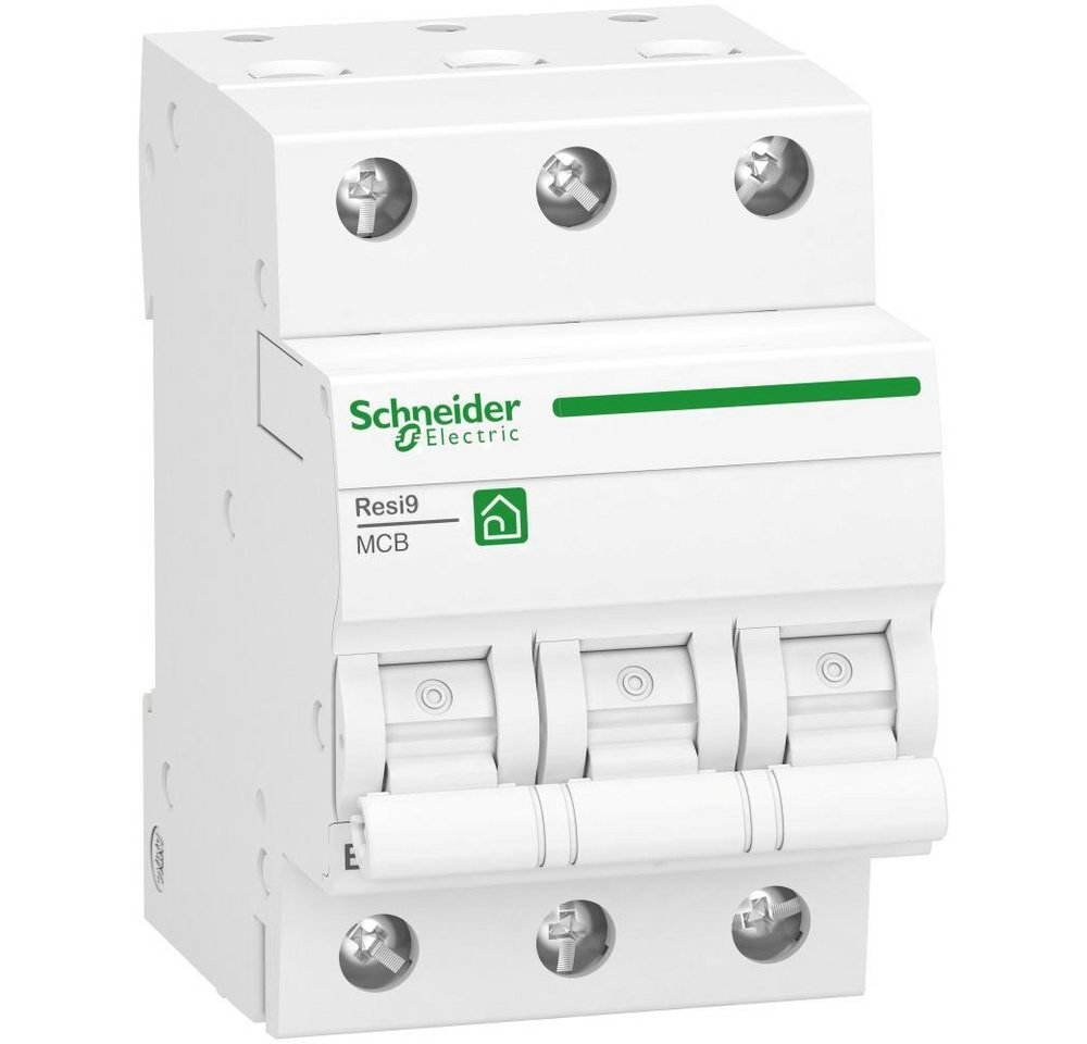 Schneider Electric Verteiler Schneider Electric Leitungsschutzschalter Resi9 3P, 25A, B Charakteris Schneider Electric Verteiler Schneider Electric Leitungsschutzschalter Resi9 3P, 25A, B Charakteris von Schneider Electric
