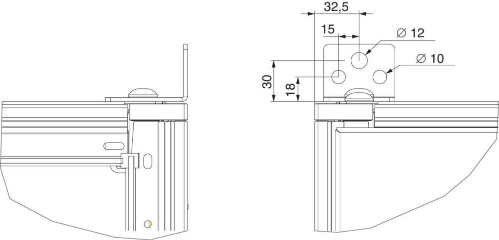 Schneider Electric Wandbefestigungslaschen SF NSYSFWFIX (VE2) von Schneider Electric