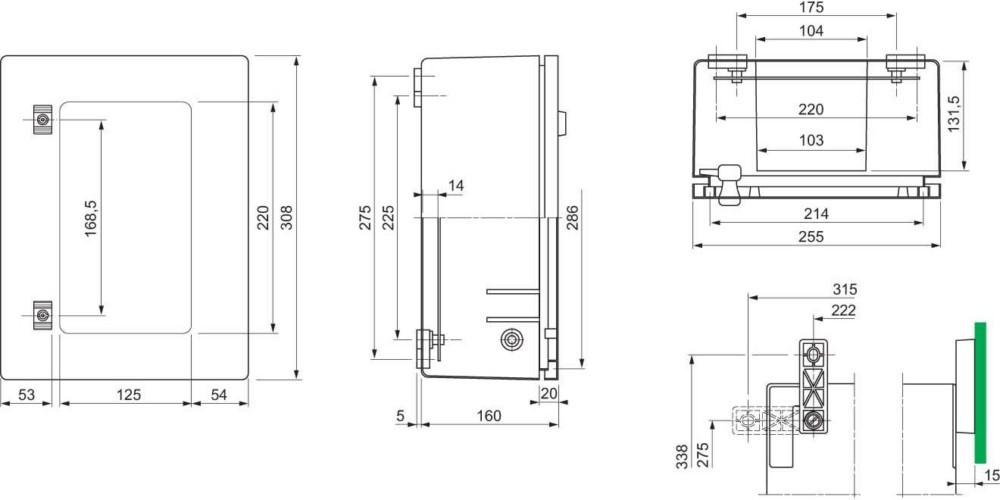 Schneider Electric Wandschrank NSYPLM3025TG Schneider Electric Wandschrank NSYPLM3025TG von Schneider Electric