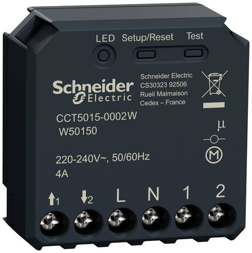 Schneider Electric Wiser CCT5015-0002W Jalousie-/Rollladenaktor 1-Kanal Schneider Electric Wiser CCT5015-0002W Jalousie-/Rollladenaktor 1-Kanal von Schneider Electric