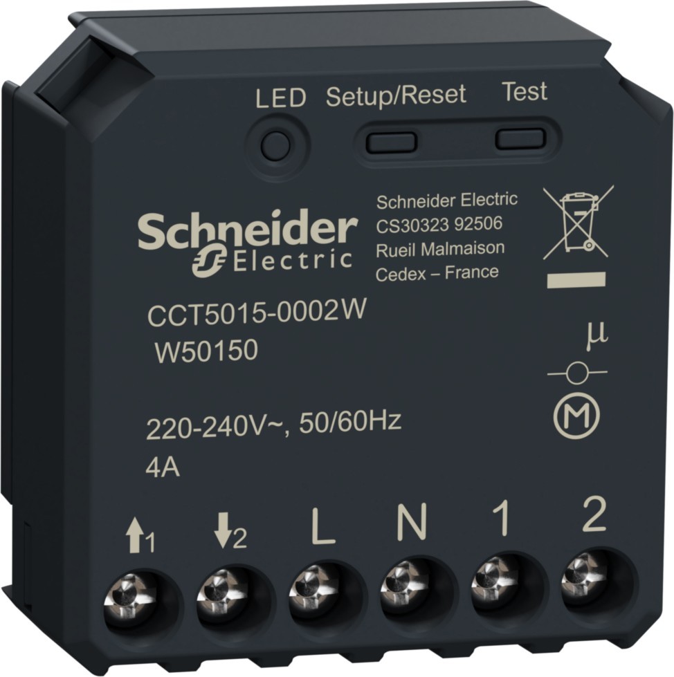 Schneider Electric Wiser Jalousieaktor 1fach CCT5015-0002W Schneider Electric Wiser Jalousieaktor 1fach CCT5015-0002W von Schneider Electric