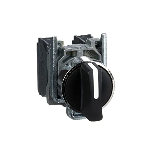 Schneider Electric XB4BD53 Wahlschalter, Harmony XB4, Metall, 22mm, 3 Stellungen, Mitte rastend, Links Rechts tastend, 2S Schneider Electric XB4BD53 Wahlschalter, Harmony XB4, Metall, 22mm, 3 Stellungen, Mitte rastend, Links Rechts tastend, 2S von Schneider Electric