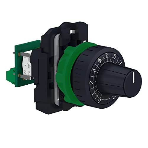 Schneider Electric | XB5AD912R10K - Potentiometer Kunststoff Komplettgerät mit integr. Widerstand 10KOhm von Schneider Electric