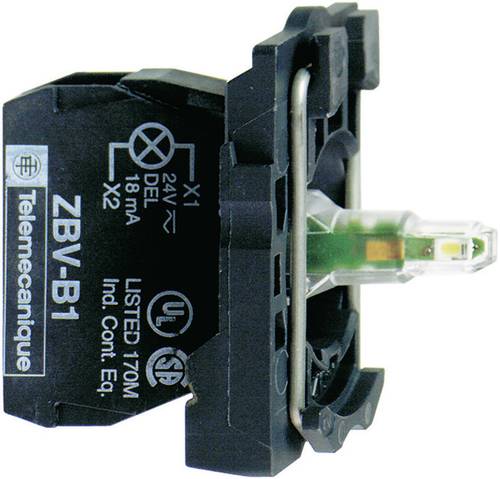 Schneider Electric ZB5AVB1 LED-Element mit Befestigungsadapter, mit Lampenfassung Weiß 24 V/DC, 24 von Schneider Electric