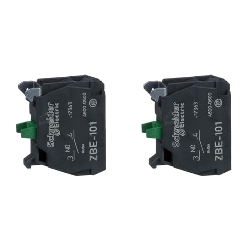 Schneider Electric | ZBE101 - Hilfsschalterblock, ZBE 22mm, 1S (Packung mit 2) von Schneider Electric